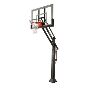 In-ground basketball hoop